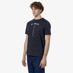K-WAY Odom Typo Est. - T-Shirtstop - T-Shirt - Man - Blue Depth Clearance