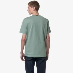 K-WAY Odom Typo Est. - T-Shirtstop - T-Shirt - Man - Green Mold Cheap