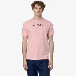 K-WAY Odom Typo Est. - T-Shirtstop - T-Shirt - Man - Pink Ash Best