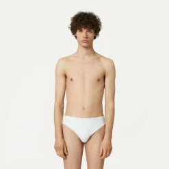 K-WAY Omer Olympic - Bathing Suits - Brief - Man - White Best Sale