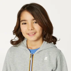 K-WAY P. Anthony - Fleece - Jacket - Boy - Grey Mel Cheap