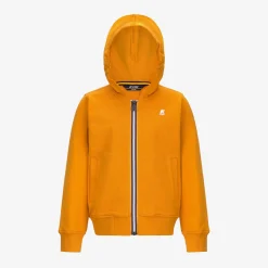 K-WAY P. Anthony - Fleece - Jacket - Boy - Orange Md New