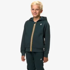 K-WAY P. Anthony - Fleece - Jacket - Boy - Green Petrol Clearance