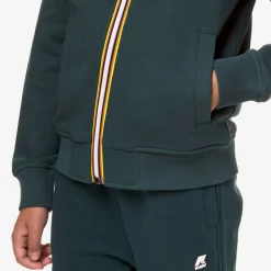 K-WAY P. Anthony - Fleece - Jacket - Boy - Green Petrol Clearance