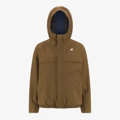 K-WAY P. Arnaud Eco Sd Contrast - Jackets - Short - Boy - Brown C-Blue F Best