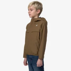 K-WAY P. Arnaud Eco Sd Contrast - Jackets - Short - Boy - Brown C-Blue F Best