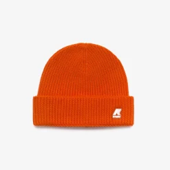 K-WAY P. Brice Cardigan Stitch - Headwear - Hat - Kid Unisex - Orange Pumpkin Shop