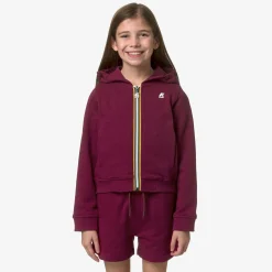 K-WAY P. Deline - Fleece - Jacket - Girl - Red Dk Clearance