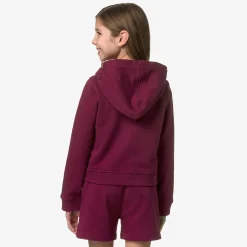 K-WAY P. Deline - Fleece - Jacket - Girl - Red Dk Clearance