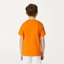 K-WAY P. Edwing Round Sleeves Three Pack - T-Shirtstop - T-Shirt - Boy - Blue D-Orange-Yellow Outlet