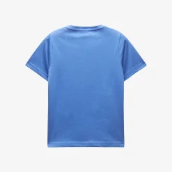 K-WAY P. Edwing Round Sleeves Three Pack - T-Shirtstop - T-Shirt - Boy - White-Orange Russet-Blue Ultramarine New