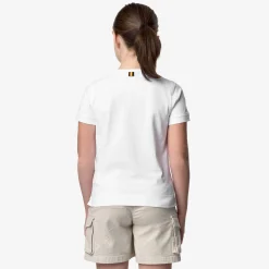K-WAY P. Emel Graphic - T-Shirtstop - T-Shirt - Girl - White Fashion