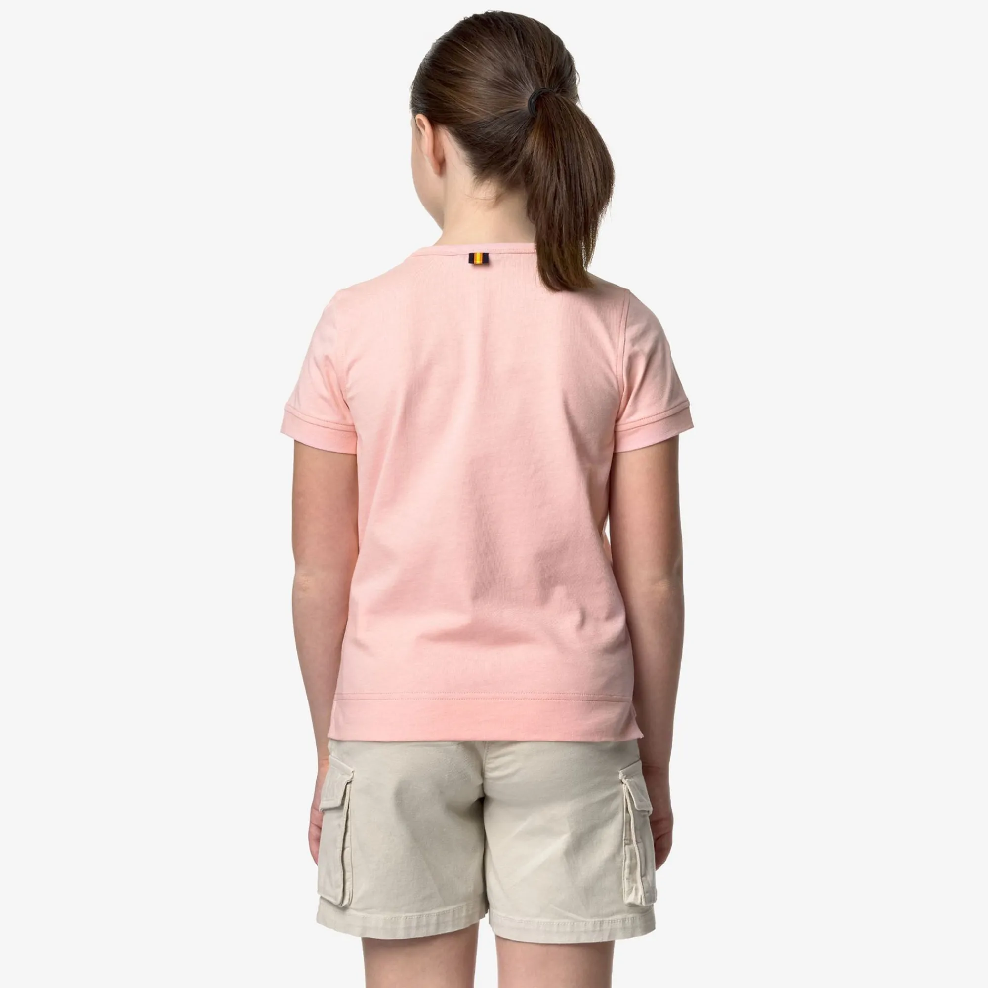 K-WAY P. Emel Graphic - T-Shirtstop - T-Shirt - Girl - Pink Ash Cheap
