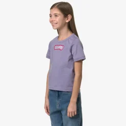K-WAY P. Emel Graphic - T-Shirtstop - T-Shirt - Girl - Violet Glicine Best