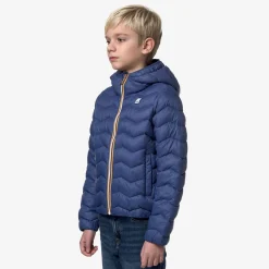 K-WAY P. Jack Quilted Warm - Jackets - Short - Boy - Blue Fiord Outlet