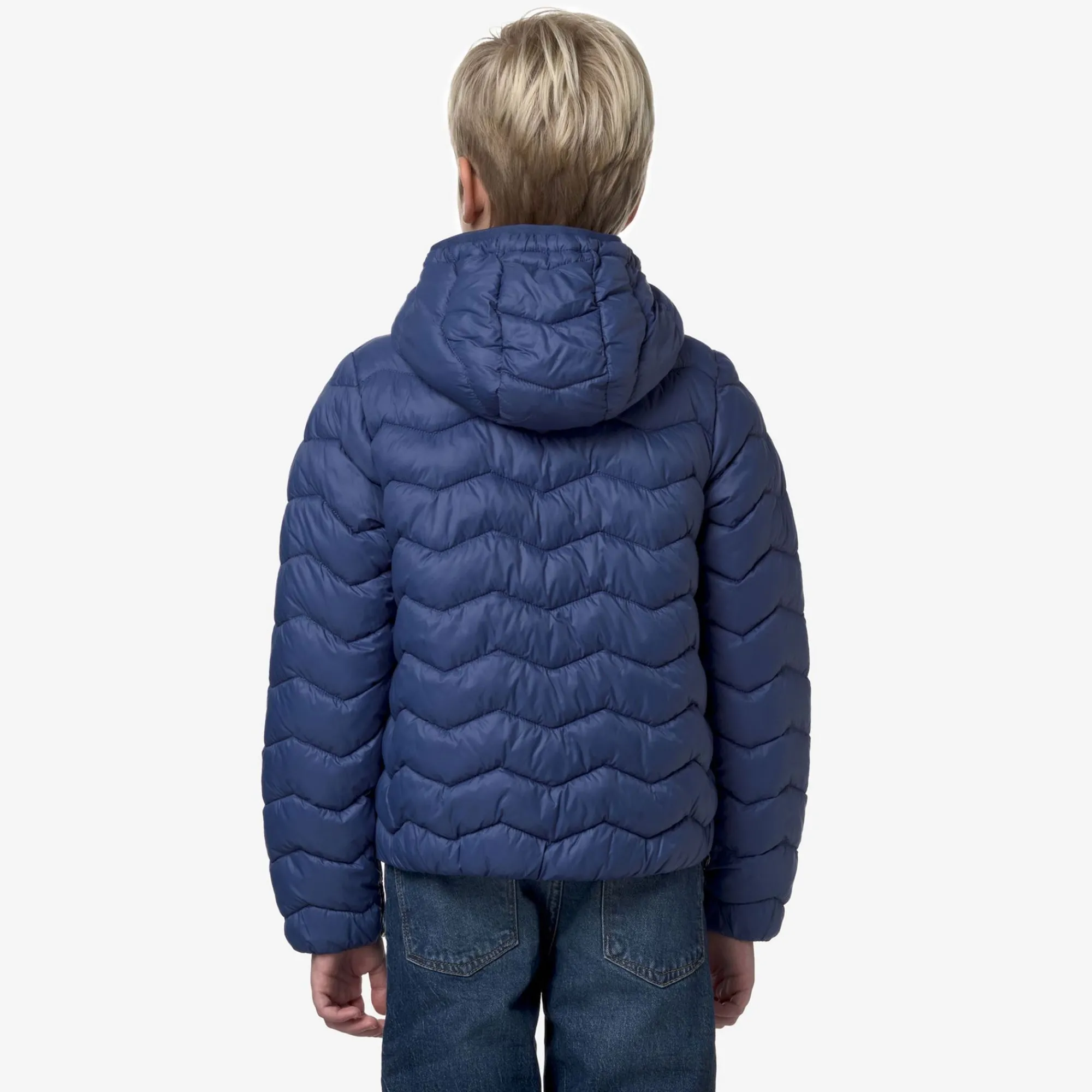 K-WAY P. Jack Quilted Warm - Jackets - Short - Boy - Blue Fiord Outlet