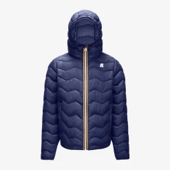 K-WAY P. Jack Quilted Warm - Jackets - Short - Boy - Blue Medieval New