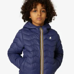 K-WAY P. Jack Quilted Warm - Jackets - Short - Boy - Blue Medieval New