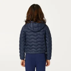 K-WAY P. Jack Quilted Warm - Jackets - Short - Boy - Blue Depth Cheap
