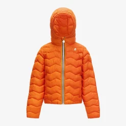 K-WAY P. Jack Quilted Warm - Jackets - Short - Boy - Orange Rust Outlet