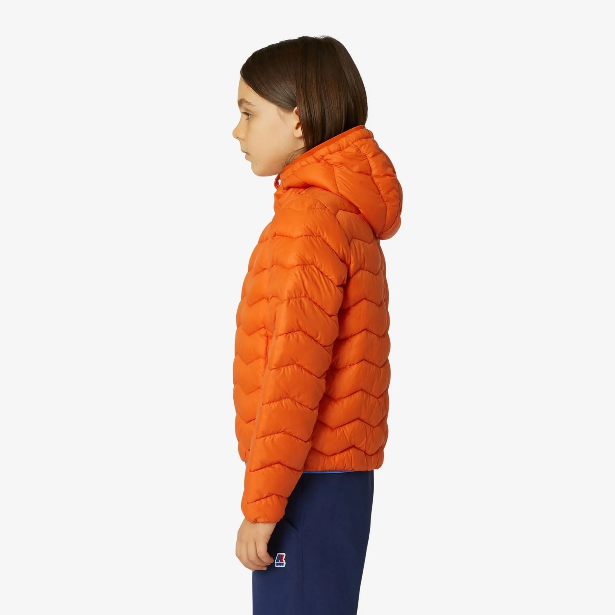 K-WAY P. Jack Quilted Warm - Jackets - Short - Boy - Orange Rust Outlet