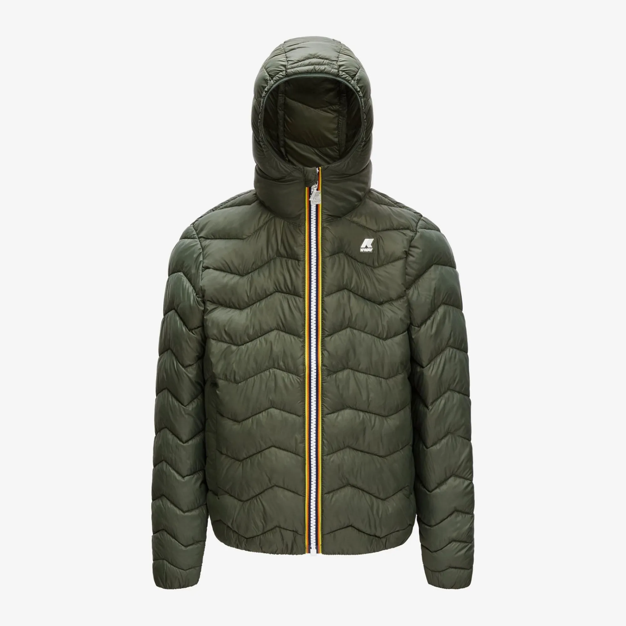 K-WAY P. Jack Quilted Warm - Jackets - Short - Boy - Green Blackish Sale