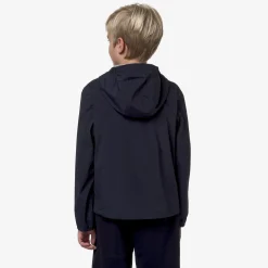 K-WAY P. Jack Stretch Nylon Jersey - Jackets - Short - Boy - Blue Depth Hot