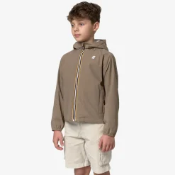 K-WAY P. Jack Stretch Nylon Jersey - Jackets - Short - Boy - Beige Taupe Shop