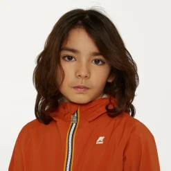 K-WAY P. Jack Stretch Nylon Jersey - Jackets - Short - Boy - Orange Copper Hot