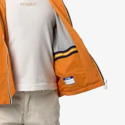 K-WAY P. Jack Stretch Nylon Jersey - Jackets - Short - Boy - Orange Md Outlet
