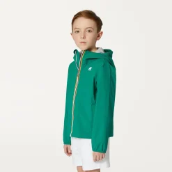 K-WAY P. Jack Stretch Nylon Jersey - Jackets - Short - Boy - Green Store