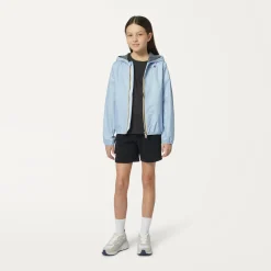 K-WAY P. Jack Stretch Nylon Jersey - Jackets - Short - Boy - Azure Blizzard Flash Sale