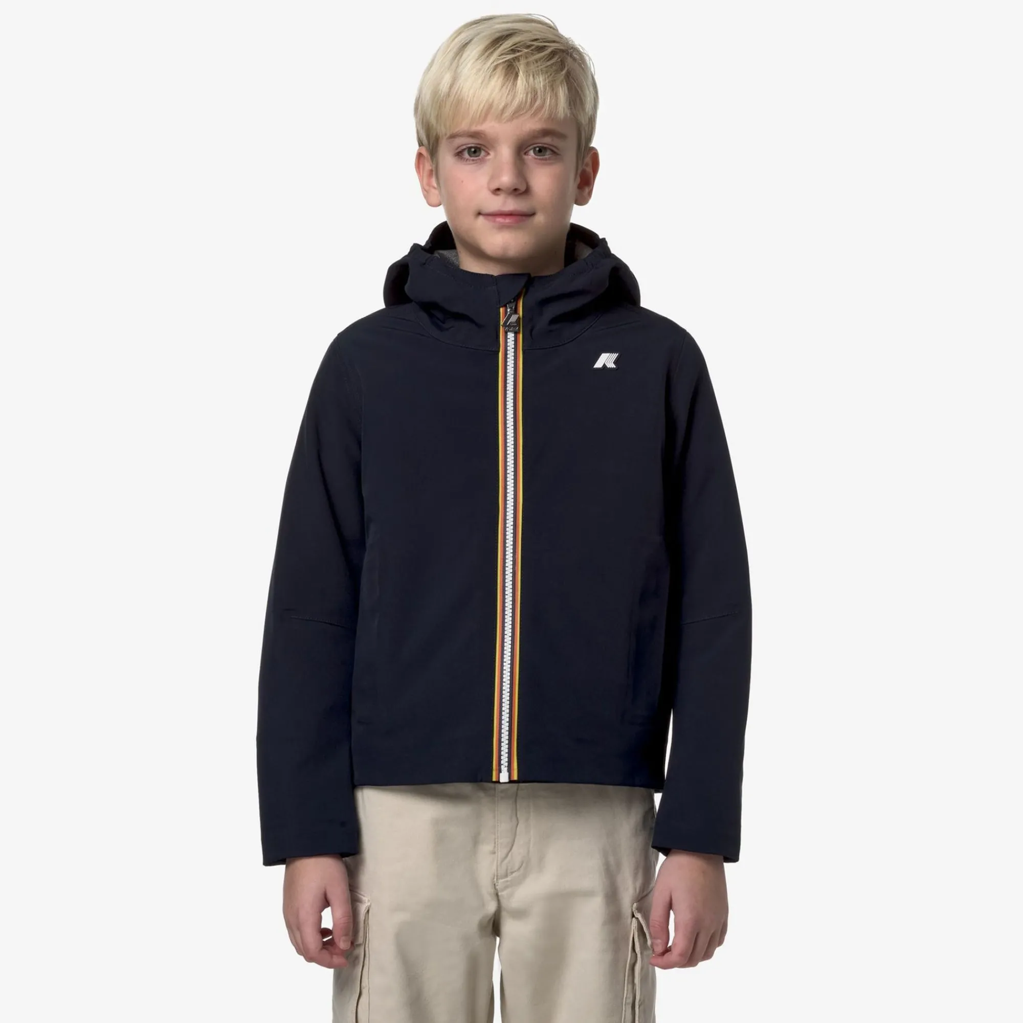 K-WAY P. Jacko Bonded Jersey - Jackets - Short - Boy - Blue Depth Discount