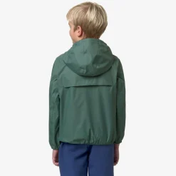 K-WAY P. Jake Plus.2 Reversible - Jackets - Short - Boy - Green Palm-Yellow Mimosa Hot