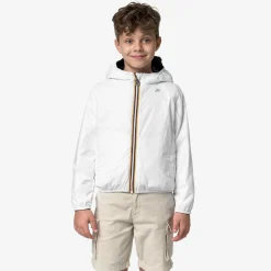 K-WAY P. Jake Plus.2 Reversible - Jackets - Short - Boy - Blue Depth-White Cheap