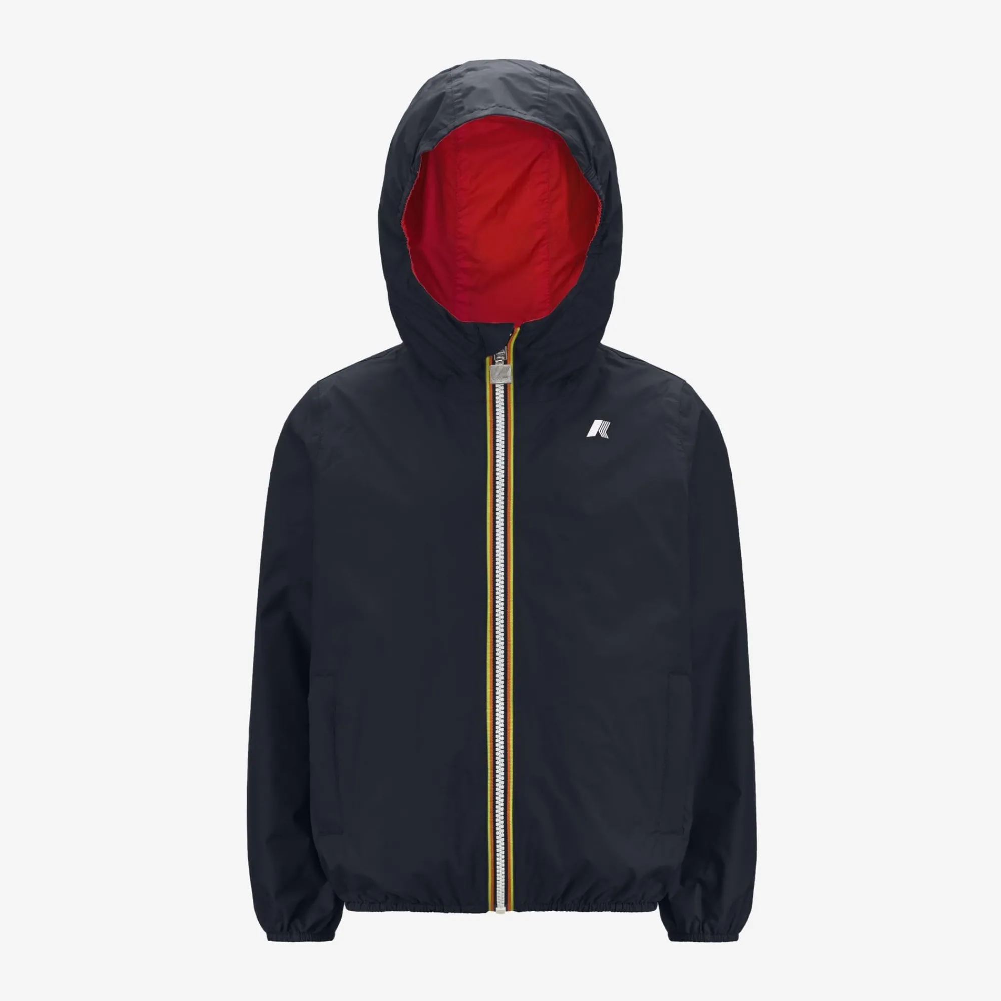 K-WAY P. Jake Plus.2 Reversible - Jackets - Short - Boy - Blue Depth-Red Store