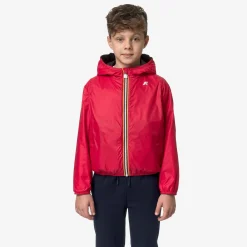 K-WAY P. Jake Plus.2 Reversible - Jackets - Short - Boy - Blue Depth-Red Store