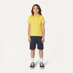 K-WAY P. Jude Stripes - Polo Shirts - Polo - Boy - Yellow Sunstruck Discount