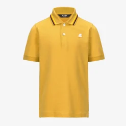 K-WAY P. Jude Stripes - Polo Shirts - Polo - Boy - Yellow Mimosa Cheap