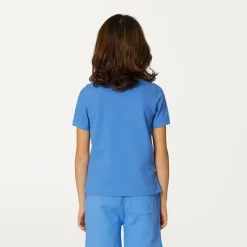 K-WAY P. Jude Stripes - Polo Shirts - Polo - Boy - Blue Ultramarine Best Sale
