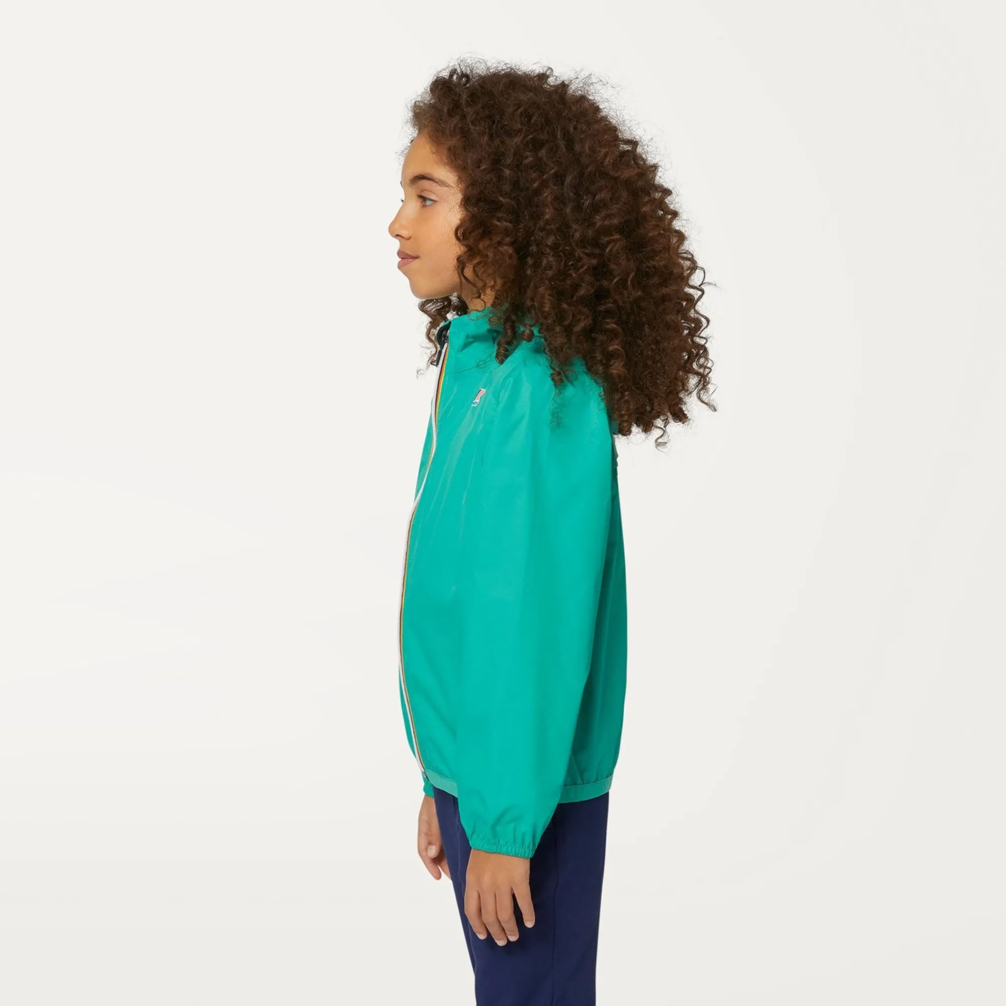 K-WAY P. Le Vrai 3.0 Claude - Jackets - Mid - Kid Unisex - Green Marine Cheap