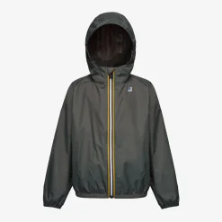 K-WAY P. Le Vrai 3.0 Claude - Jackets - Mid - Kid Unisex - Green Blackish Hot