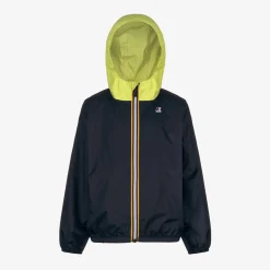 K-WAY P. Le Vrai 3.0 Claude - Jackets - Mid - Kid Unisex - Blue Depth-Green Celery Cheap