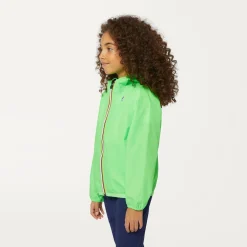 K-WAY P. Le Vrai 3.0 Claude - Jackets - Mid - Kid Unisex - Green Fluo Cheap
