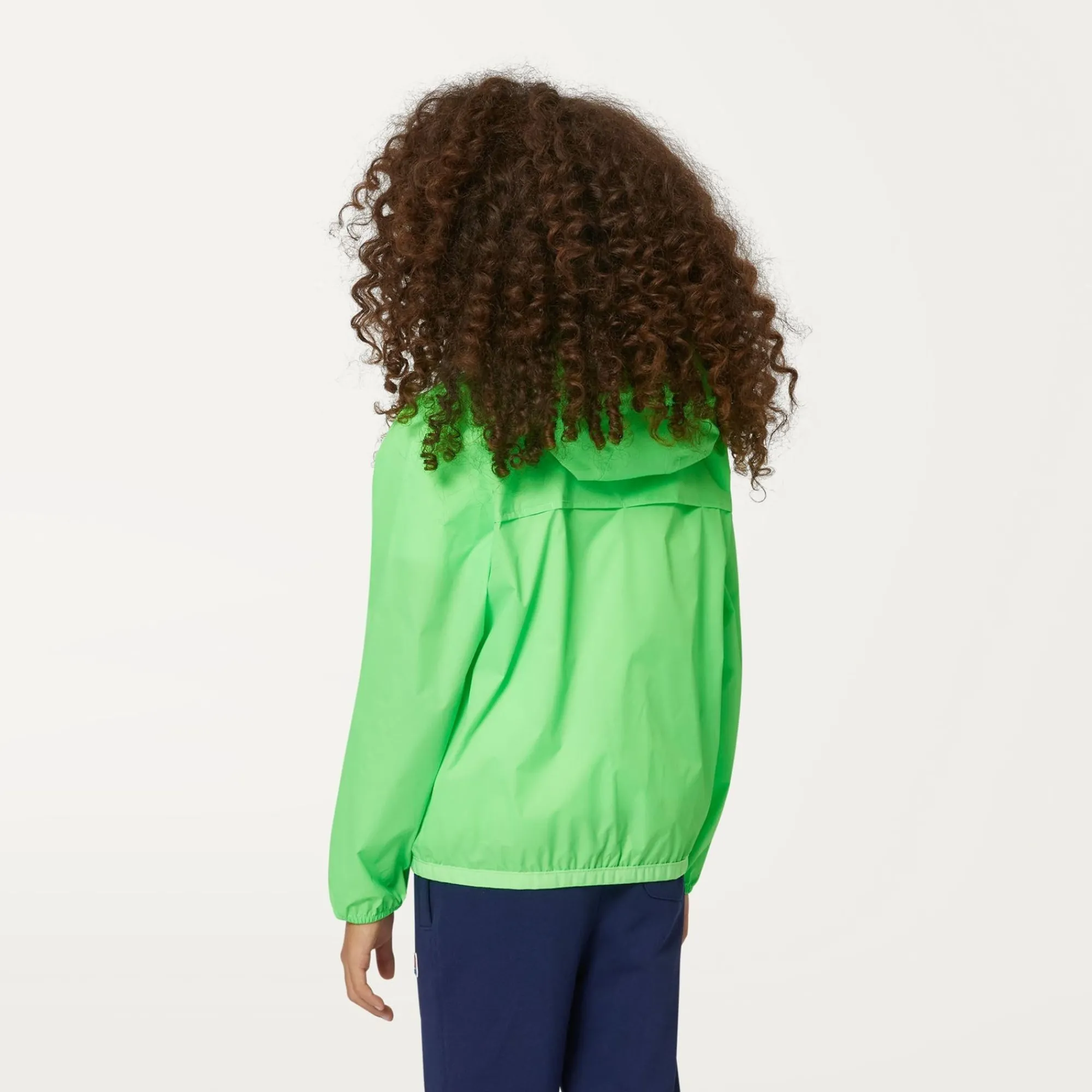 K-WAY P. Le Vrai 3.0 Claude - Jackets - Mid - Kid Unisex - Green Fluo Cheap