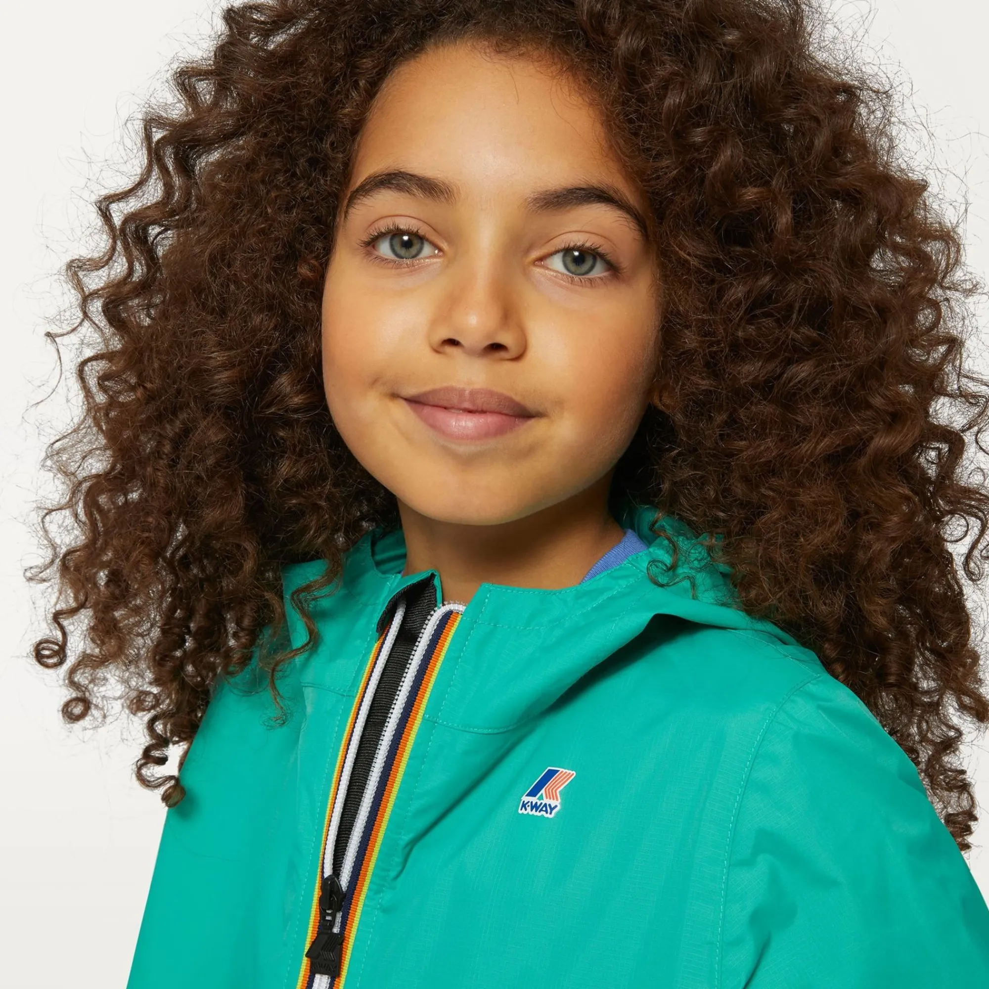 K-WAY P. Le Vrai 3.0 Claude - Jackets - Mid - Kid Unisex - Green Marine Sale