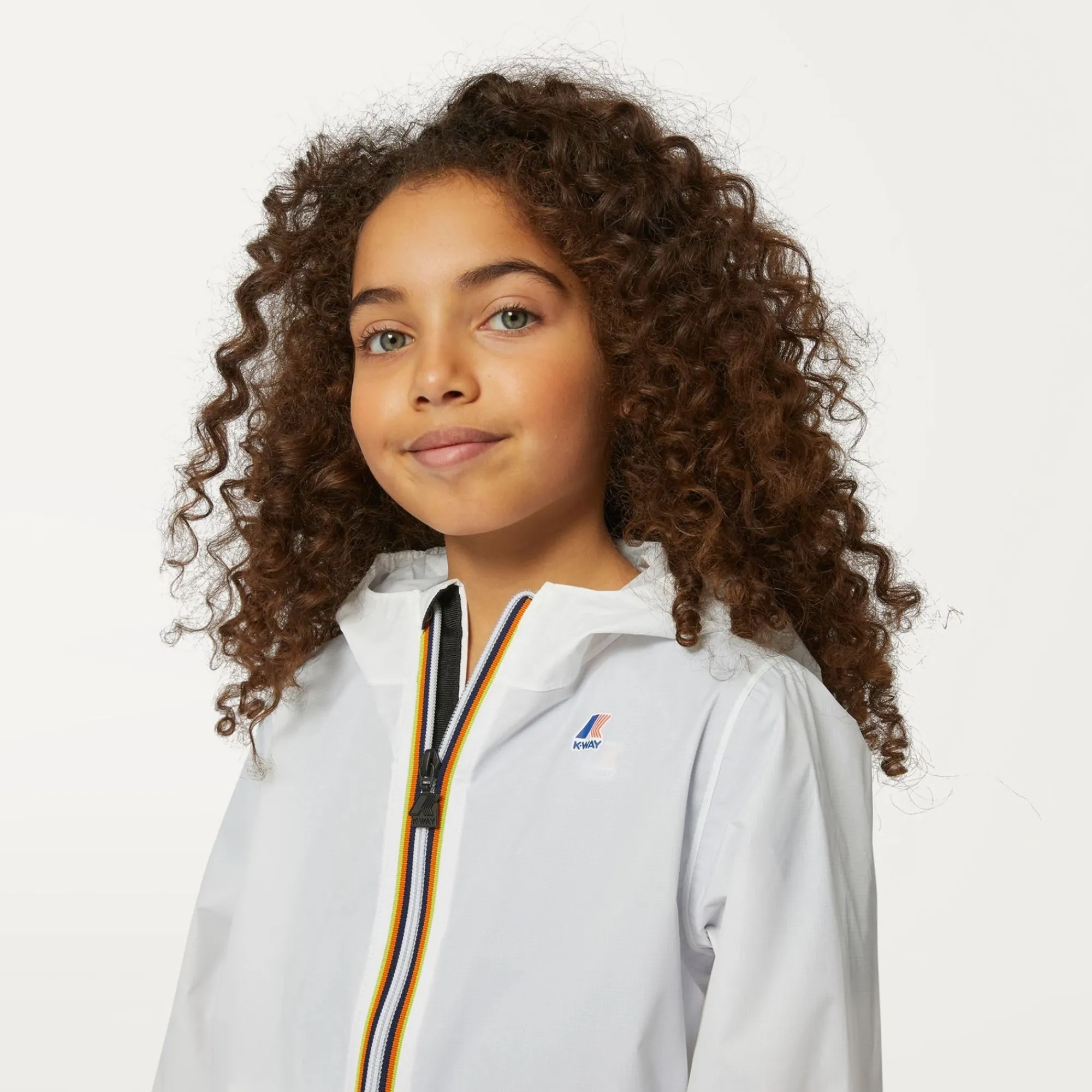 K-WAY P. Le Vrai 3.0 Claude - Jackets - Mid - Kid Unisex - White Best Sale