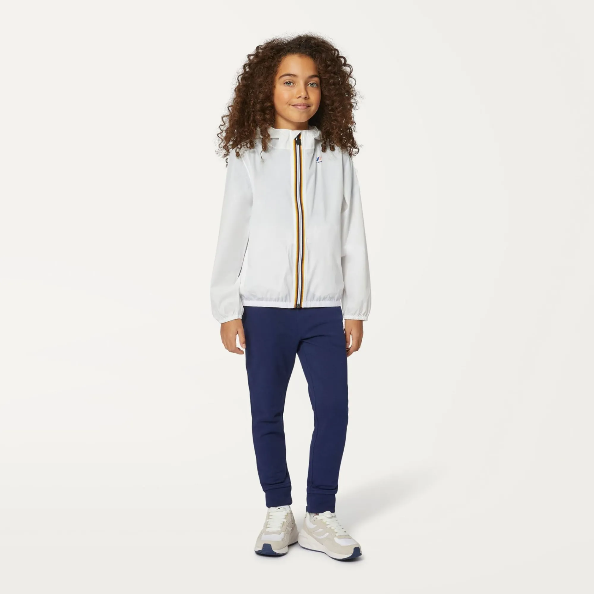 K-WAY P. Le Vrai 3.0 Claude - Jackets - Mid - Kid Unisex - White Best Sale
