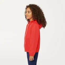 K-WAY P. Le Vrai 3.0 Claude - Jackets - Mid - Kid Unisex - Red Papavero Cheap