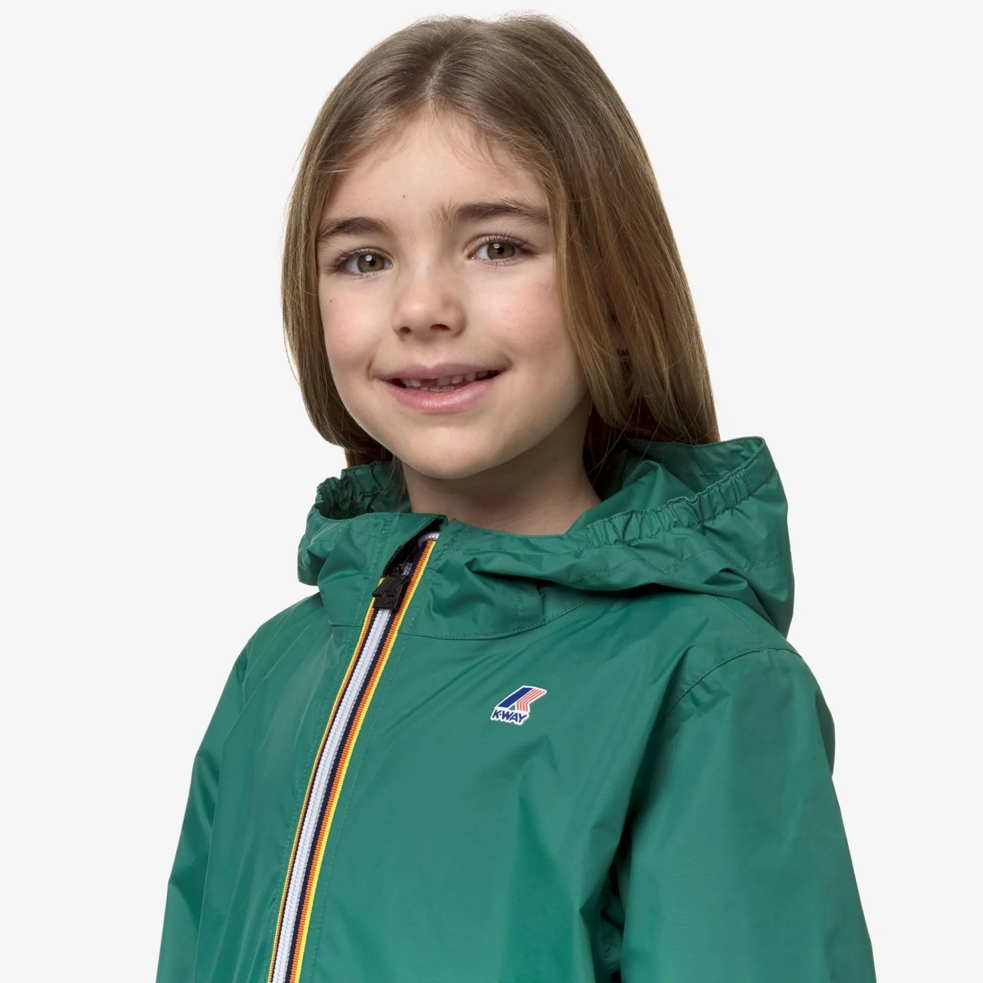 K-WAY P. Le Vrai 3.0 Claude - Jackets - Mid - Kid Unisex - Green Outlet